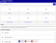 Tablet Screenshot of credenceengineers.net